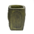 thumbnail image 6 of Lucian Outdoor Stone Mother Earth Urn, Antique Green, 6 of 7