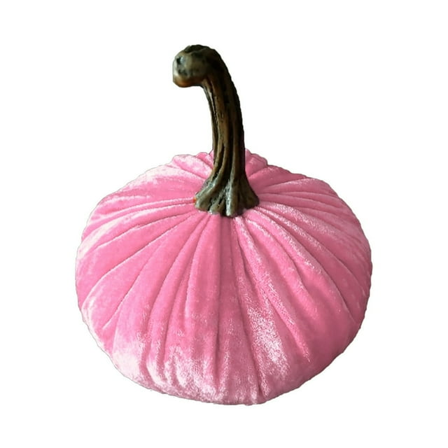 AMERTEER 1pcs Simulation Pumpkin Mini Velvet Pumpkins For Fall Halloween Thanksgiving Festival Decor With Exquisite Craftsmanship