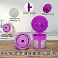 thumbnail image 6 of 4Pack Reusable Capsules Pods Coffee Filter Fit for Keurig K-Cup 2.0 1.0, 6 of 13