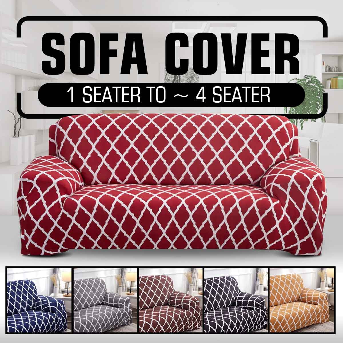 Stretch Sofa Slipcover, Elastic Sofa Cover Cushion Couch Cover