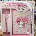 thumbnail image 3 of Sanrio-Juego de bolígrafos de Gel para cuaderno, Bloc de notas con melodía, Cinnamoroll, Hellokitty, Kuromi, Agenda Diaria, planificador, papelería escolar y de oficina para niña, 3 of 4