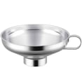 thumbnail image 1 of Stainless Steel Multifunction Canning Jam Funnel Wide Neck Funnel Kitchen Tool-B-2PCS, 1 of 5