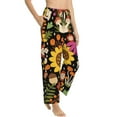 thumbnail image 2 of Fotbe Sunflowers Mushrooms Women's Pajama Pants,Sleepwear Pants,Pj Bottoms Drawstring And Pockets-, 2 of 9