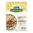 thumbnail image 5 of Cascadian Farm Organic Honey Nut O's Cereal, Made with Whole Grain, 9.5 oz, 5 of 6