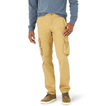 wrangler men's stretch taper leg regular fit cargo pant