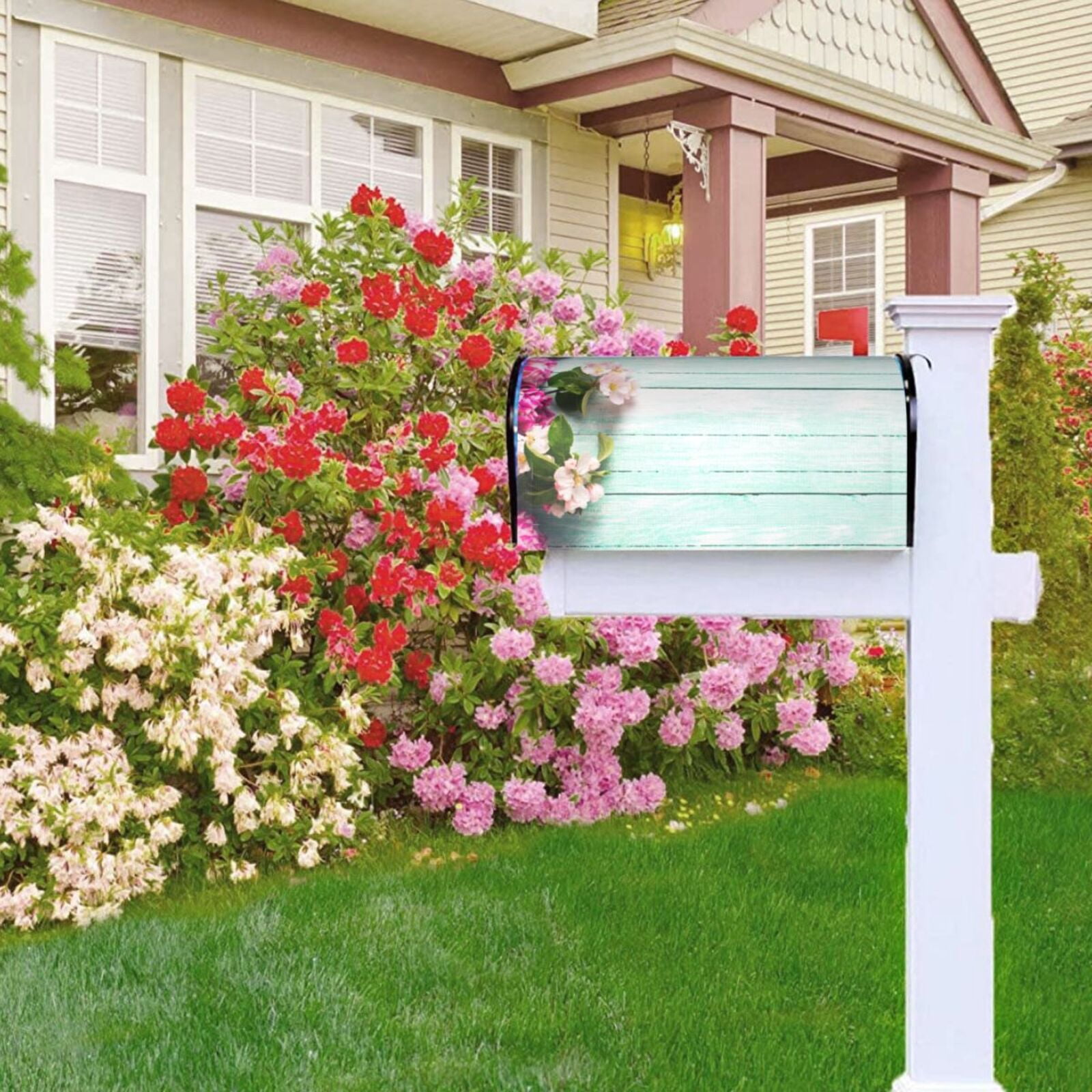 Kdxio Magnetic Mailbox Cover 21x18 in Mailbox Cover Outdoor Decoration Holiday Mailbox Covers for Home Garden Yard-21x18 in