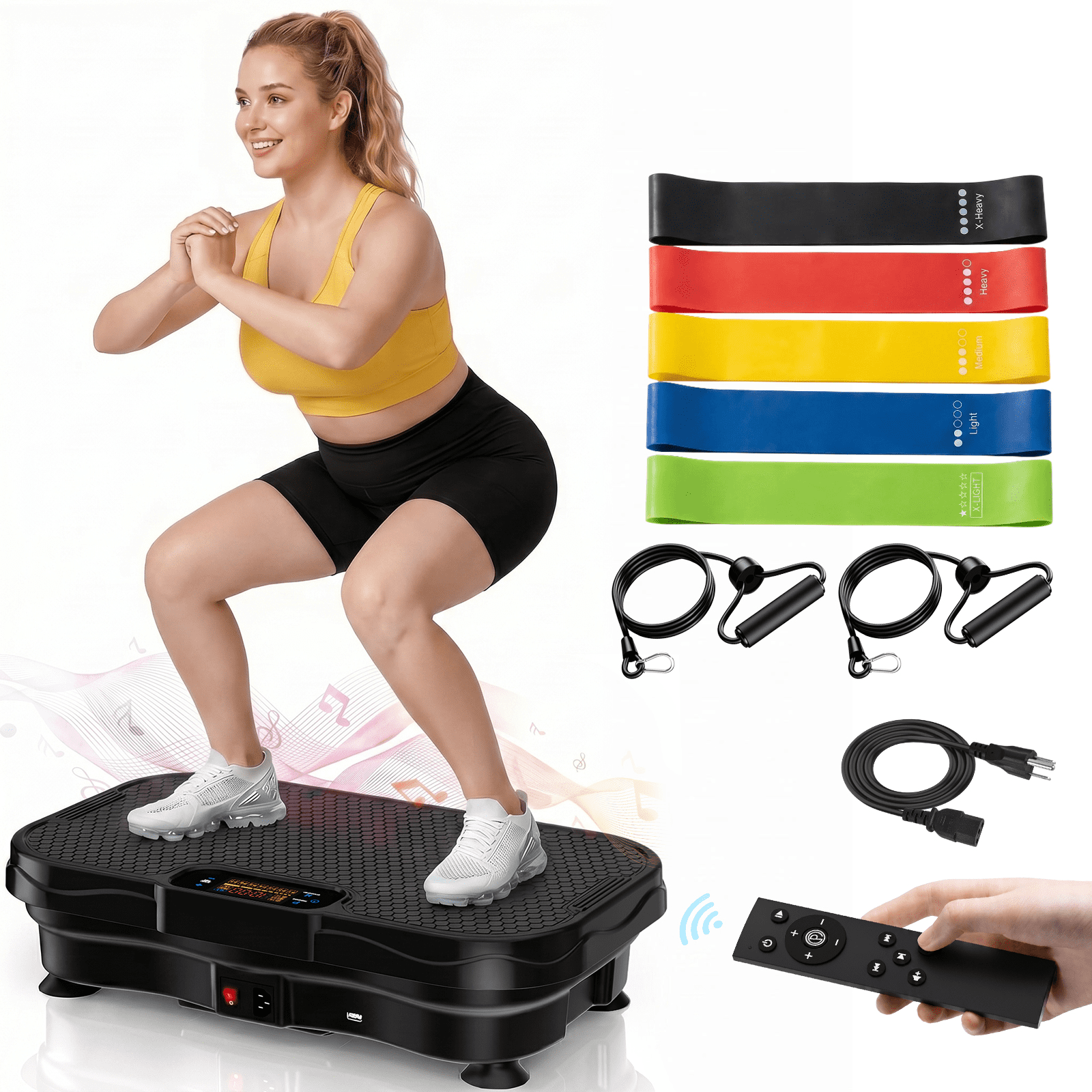 Trendix Vibration Plate Fitness Platform Exercise Machine with