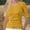 A2_Yellow, variant on Elbow Length Tee Shirts for Women Basic Summer Tees Shirts Half Sleeve T Shirts for Women Business Casual T-Shirts Base Layer Women Elbow Length Going Out Tops Layering Tops Tunic Tops Red L