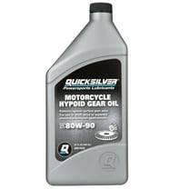 Quicksilver 8M0128380 80W-90 Motorcycle Hypoid Gear Oil, 1 Qt.