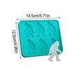 thumbnail image 3 of Ice Molds，2026 New Sasquatch Shape Silicone Ice Cube Molds，Upgrade Silicone Ice Cube Tray Makes Oversized Decorative Ice for Drinks, Cocktails, Whiskey, Parties & Entertaining, 3 of 5
