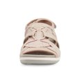 thumbnail image 1 of CAROOTU Women's Support & Soft Adjustable Slides Sandals Round Toe Hook-and-loop Design Summer Beach Supply, 1 of 6
