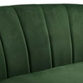 thumbnail image 4 of Modway Prospect Channel Tufted Performance Velvet Armchair in Emerald, 4 of 7