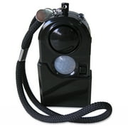 FireKing Personal Alarm, Black, Bright White LED