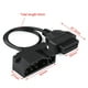 thumbnail image 2 of Cable de diagnóstico OBD II adaptador de diagnóstico de plástico resistente al calor profesional 40 cm 7 pines a 16 pines negro para reemplazo de interfaz hembra ANGGREK Otros, 2 of 7