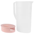 thumbnail image 2 of UPGRATOR 1Pcs Water Pitcher for Water Pink Plastic Easy to Refill and Clean Family Parties, 2 of 6