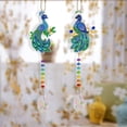 thumbnail image 1 of DIY Double-Sided Acrylic Crafted Mosaic Art Suncatcher Pendants – Set of 2 Beaded Mosaic Art Kit with Sparkling Rhinestones – Window, Wall, Garden Decorative Hanging, Craft  Size SMDZ05, 1 of 7