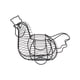 thumbnail image 3 of Cesta de huevos de gallina de metal, cesta de huevos de alambre de pollo vintage, cesta de recolección de alambre, estante de alimentos y verduras par, 3 of 9
