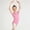 01 Watermelon Red, variant on Girls' Solid Color Crew Neck Short Sleeve Dance Practice Jumpsuit For Tween and Big Kids