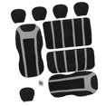thumbnail image 1 of de Asiento Lavables Y Transpirables 9X con para Reposacabezas Gris Zulema fundas de asiento de coche transpirables, 1 of 8