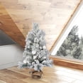thumbnail image 2 of Vickerman D191030 36 in. Artificial Frosted Beacon Pine Tree with 82 Tips, 2 of 3