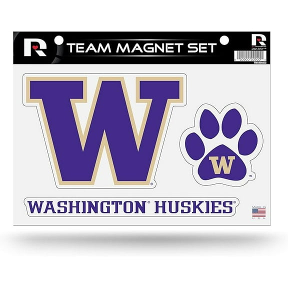 Washington Die Cut Team Magnet Set Sheet, 8.5 x 11"