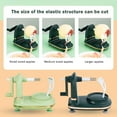 thumbnail image 3 of Manual Crank Apple Peeler, Corer And Slicer - Suction Non-Slip Handle - Stainless Steel Blade, Suitable For Quick Applesauce Pie Making In Home Kitchen, 8.27*4.72 Inches., 3 of 7