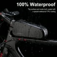 thumbnail image 6 of CXWXC Bike Accessories Top Tube Bag Mount Front Frame Bike Bags Waterproof Cycling Phone Pouch Bicycle Bag, 6 of 7