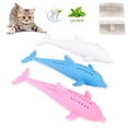 thumbnail image 2 of Cat Toothbrush Catnip Toy Creative Silicone Fish Cat Chew Toy Cat Teething Toy, 2 of 10