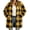 Yellow, variant on ZZkhGO Women's Winter Plaid Button‑Front Lapel Velvet Winter Jacket with Side Pockets Mid‑Length Double‑Sided Warm Coat
