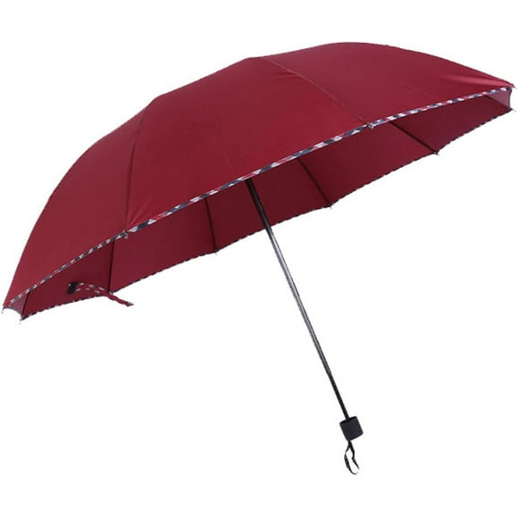Large umbrella folding business umbrella tri-fold umbrella