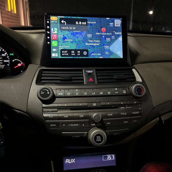 FOR HONDA ACCORD 2008-2013 ANDROID AUTO APPLE CARPLAY CAR STEREO GPS NAVI RADIO