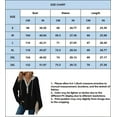 thumbnail image 7 of Hoodies for Women Waffle Knit Henley Button Up Tops Casual Hooded Oversized Sweatshirt Long Sleeve V Neck Pullover, 7 of 7