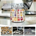 thumbnail image 6 of Yayeee Ashtray with Lid for Cigarette Smokeless Stainless Steel Home Ash Holder, Colorful Jam Jars, 6 of 7