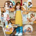 thumbnail image 6 of Yellow Lemon Fruit Shapes Orange Pattern Kids Aprons for Girls and Boys,Adjustable Neck Strap Toddler Aprons for Kids Cooking Baking, 6 of 6