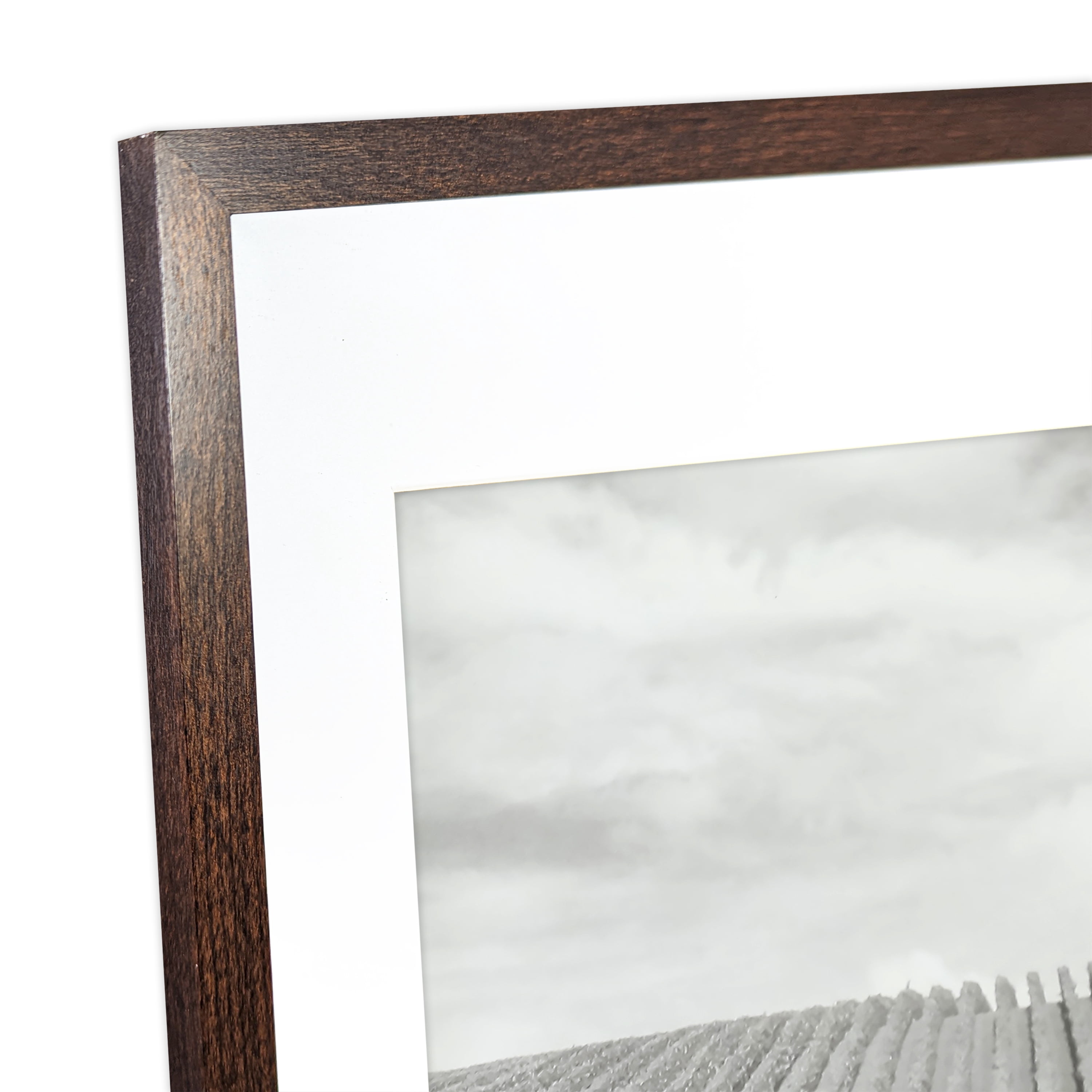 Mainstays 14x18 inch Matted to 11x14 inch Brown 0.5" Picture Frame - 2 Pack