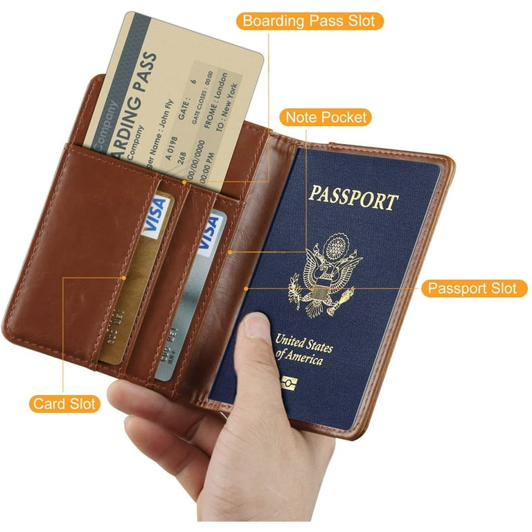 Paris Passport Case, Designer Travel Wallet