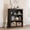 Dark oak, variant on 3 Tier Farmhouse Bookcase, Wooden Bookshelf with Open Storage Shelves, Display Shelf with Anti-Tip Kit for Living Room Bedroom Home Office,Cherry