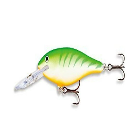 Rapala Shad Rap 07 Green Tiger UV