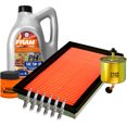 thumbnail image 1 of Kit De Afinación Con Aceite 5W30 Mineral, Bujías Cobre, Filtro De Aire, Filtro De Aceite Y Filtro De Combustible 10 Piezas Compatible con Mazda 626 V6 2.5L DE 1998 A 2002, 1 of 1