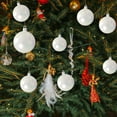 thumbnail image 6 of Rojia Iridescent Ball Christmas Ornament, 3.5cm/1.38inch Plastic Clear Hanging Christmas Tree Ornaments for DIY Crafts Home Party Birthday Decor, 6 of 6