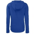 thumbnail image 3 of Women's Cutter & Buck Royal Los Angeles Dodgers  Daybreak Eco Recycled Full-Zip Hoodie Jacket, 3 of 3