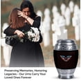 thumbnail image 4 of American Eagle Large Outdoor Urn for Cremation Ashes Keepsake Ashes - Cremation Urn For Adult Male & Female - Urn For Ashes For Men& Women (Size -3inch,2Pcs), 4 of 5