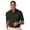 Black, variant on BlueGeneration Mens Short Sleeve Superblend Pique With Pocket - Light Blue Large Solid