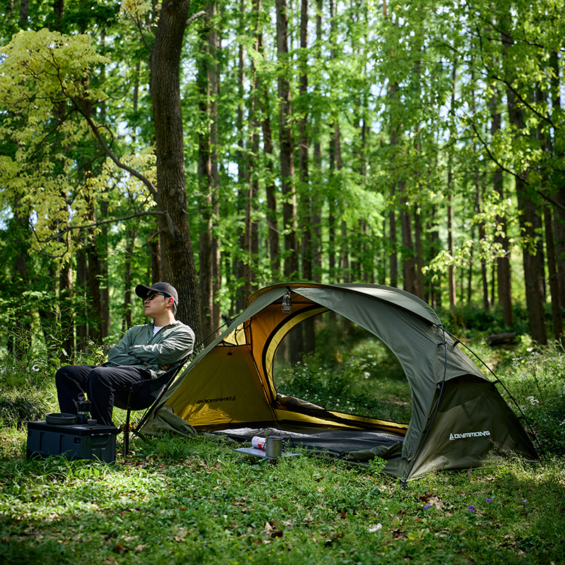 Camping Tent 1 to 2 Person, Backpacking Tent Waterproof & Windproof, Ultralight Instant Tent for Camping, Hiking, Outdoor,Lightweight for Adults Kids Scouts Easy Setup