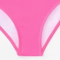 thumbnail image 5 of TOWED22 Girls 3 Piece Bathing Suit Summer Swimsuit Bikini Set UPF 50+ with Cover Up Shorts and Top Pink,9-10 Y, 5 of 7