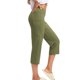 thumbnail image 3 of mfyjkho Pantalones Cortos Para Mujer, Pantalones Cortos Con Bolsillos Y Cintura Elástica Lisa, Pantalones Casuales Elásticos Y Elegantes Para Primavera Y Verano Para Mujer. Xl, 3 of 8