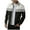 Gray, variant on HKEJIAOI Mens Bomber Jacket Lightweight Jacket Casual Bomber Jacket Outdoor Color Block Varsity Coat