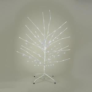 White Twig Trees Kurt Adler Pre-Lit 6' Twig Artificial Christmas Tree with 120 LED White Lights ()