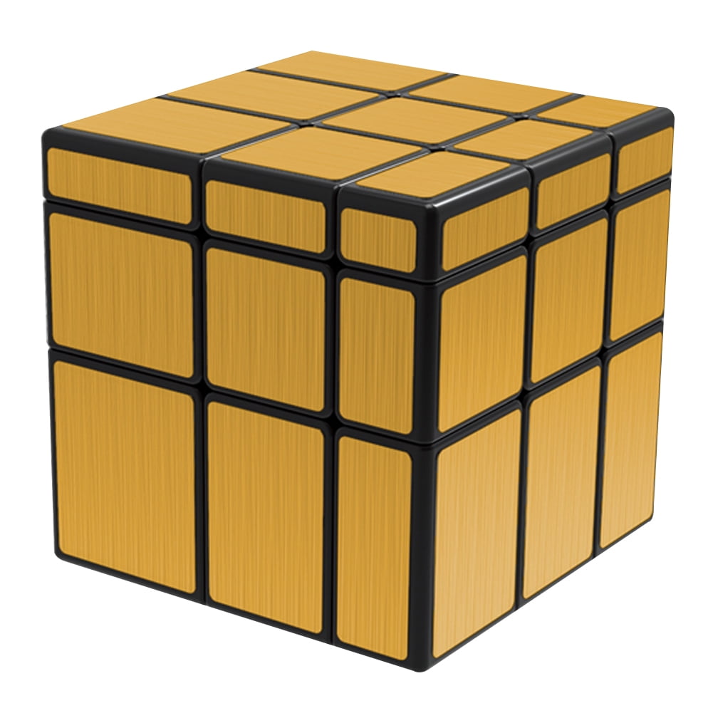 QiYi Magic Cube 3X3X3 Blue Mirror Cube Twist Magic Puzzle  Kids Toy ABS Game Toy