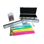 Classic Games Collection Deluxe Mah Jong Set, Aluminum Case
